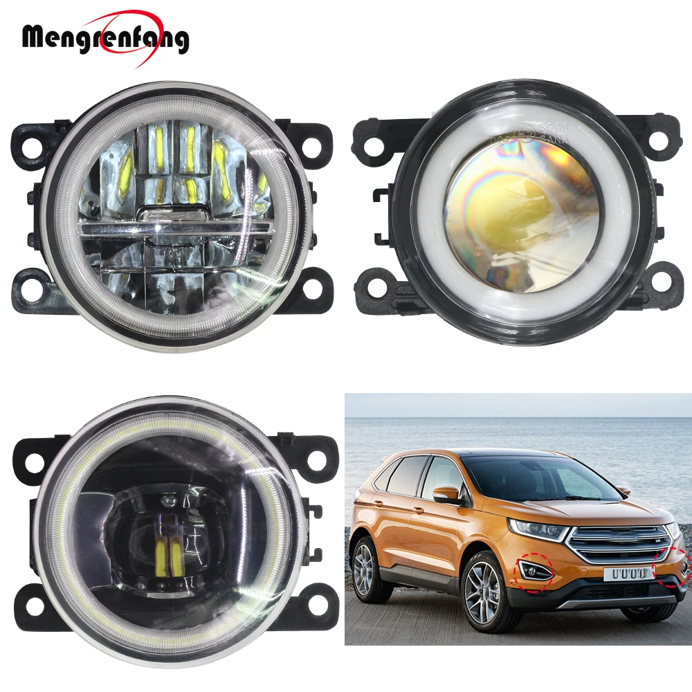 

2 Pieces Car Fog Light LED Halo Ring Angel Eye Daytime Running Light 4000LM 12V High Bright For Ford Edge 2015 2016 2017