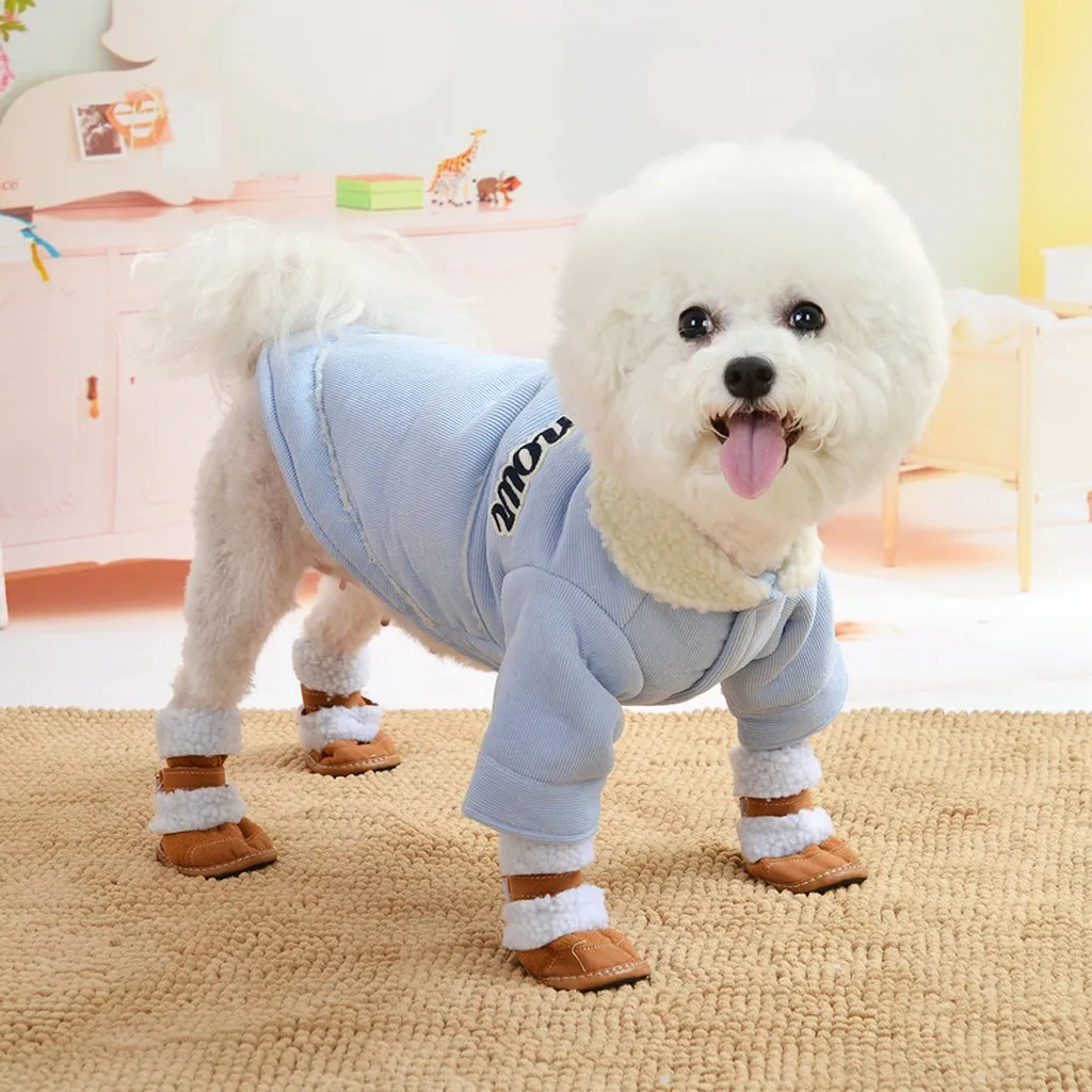 Transer ropa perro polar, новинка, зимний теплый свитер с вышивкой для питомцев, собак, щенков, кошек, пальто, одежда hoopet, одежда для собак