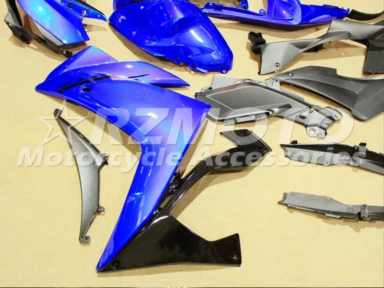 4 подарки ABS литьевая форма мотоцикл Обтекатели подходит для YAMAHA R3 R25- 15-19 обтекатель кузова набор на заказ синий черный