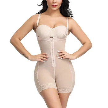 

Women Fitness Postpartum Solid Recovery High Waist Figure Corrective Tummy Control Seamless Sexy Body Shaper Waist Trainer Slim