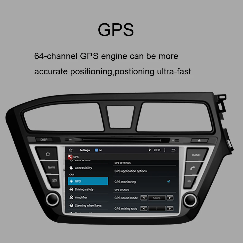 8 &quotAndroid 9 0 Octa Core4GB RAM автомобильный gps навигатор для Hyundai I20 2014 2019 правый ручной