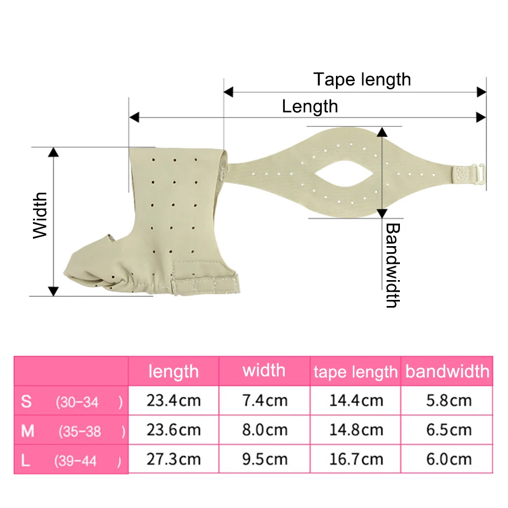 Adults Elastic Bunion Corrector Foot Separator Pain Relief Toe Care Straightener Bunion Splint Big Toe Straightener Corrector