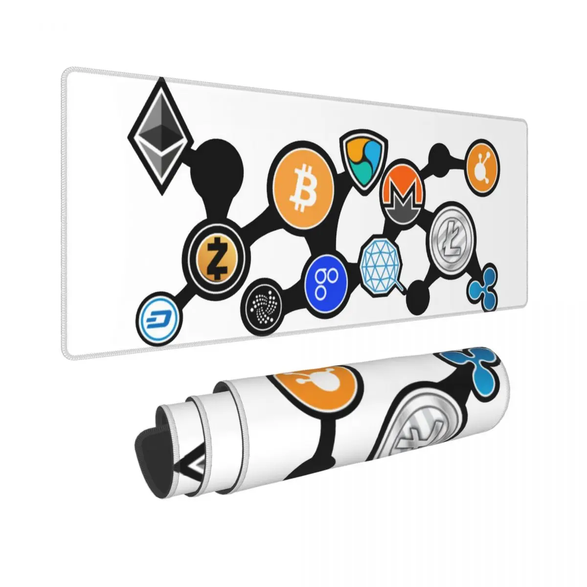 Cryptocurrency Xl Grappig Bureau Mat Bitcoin Crypto Btc Blockchain Geek