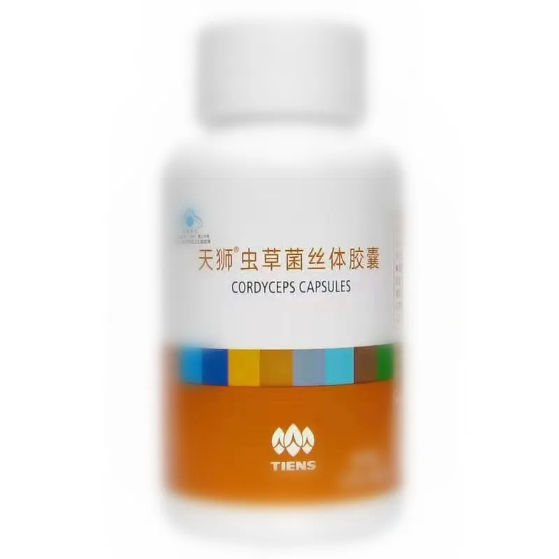 Tiens 10 бутылок Cordyceps производство в году