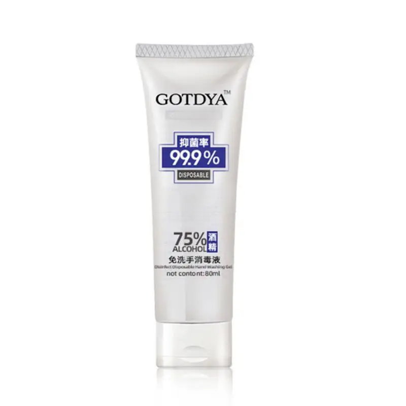 

80ML 75% Alcohol Hand Gel Antibacterial Gel Hand Sanitizer Disposable Hand Sanitizer Long-lasting Anti-Bacterial Quick Drying