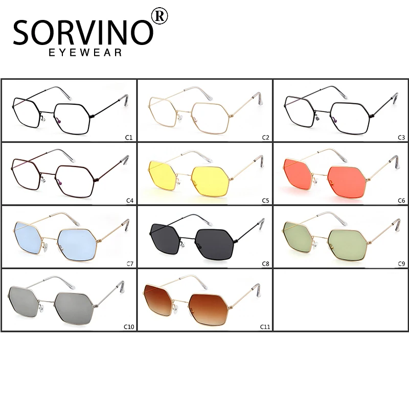 Солнцезащитные очки с шестигранными линзами для мужчин и женщин SVN45b|Женские