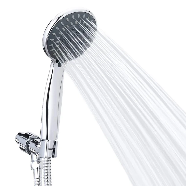 

Amazon Hot Selling Shower Set American-Style Concealed Shower Head Five Feature Chrome Handheld Sprinkler Nozzle