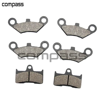 

3 Pair Bicycle Bike Cycling Disc Front Rear Brake Pad Set Semi-metallic for CFmoto CF500 500 500CC 600 600CC X5 X6 X8 U5 ATV UTV