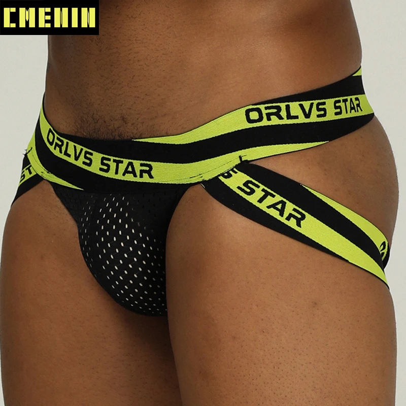 

Sexy Underwear Gay Men Jockstrap Male Thongs G-Strings Man Thong Jocks Mesh Underpants Breathable U Pouch Panties Bikini OR206