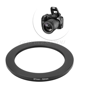 

67mm To 52mm Metal Step Down Rings Lens Adapter Filter Camera Tool Accessory New