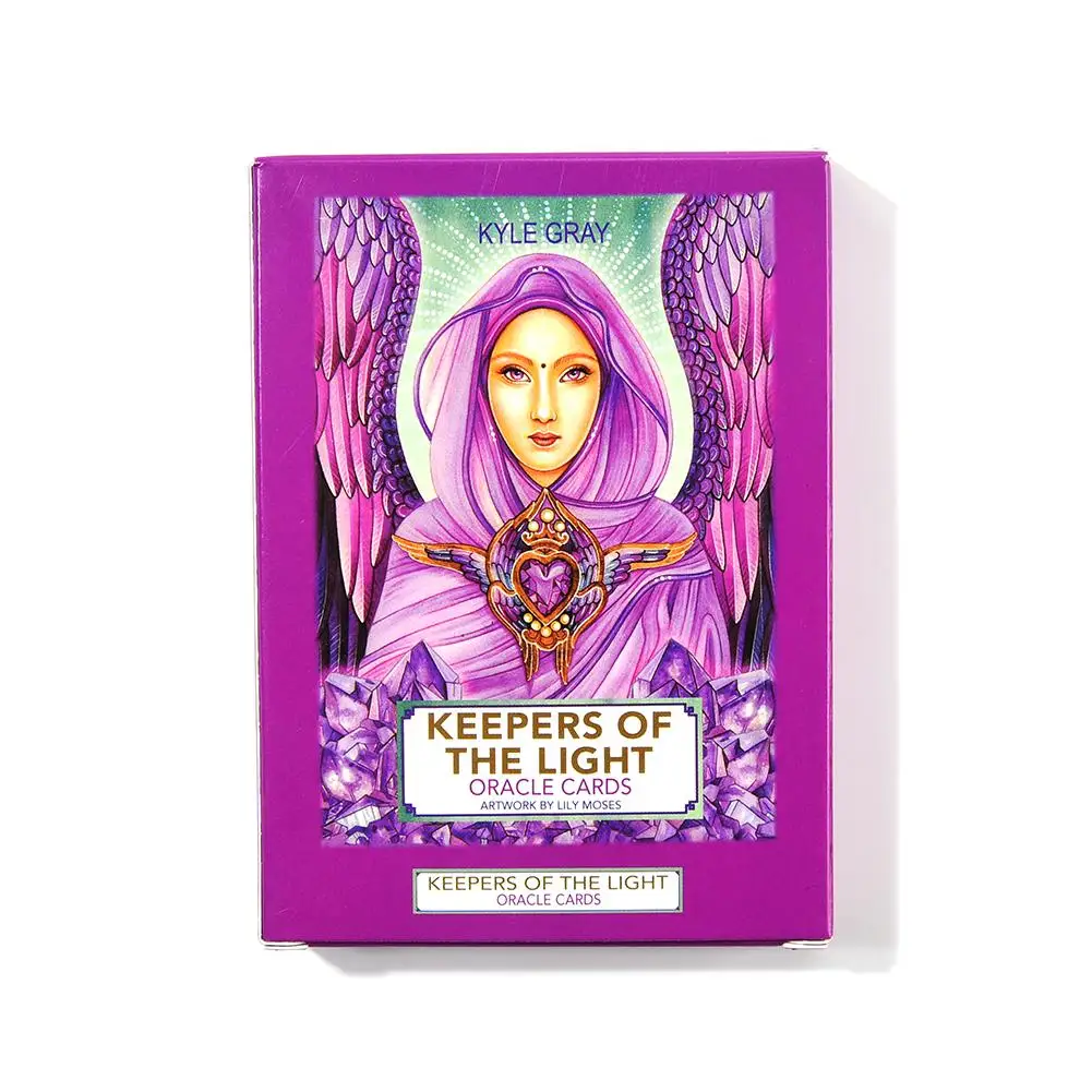 44 Pcs Oracl Tarot Cards Sheets Keepers Of The Light Card Board Deck Games Palying Cards For Party Game Entertainment