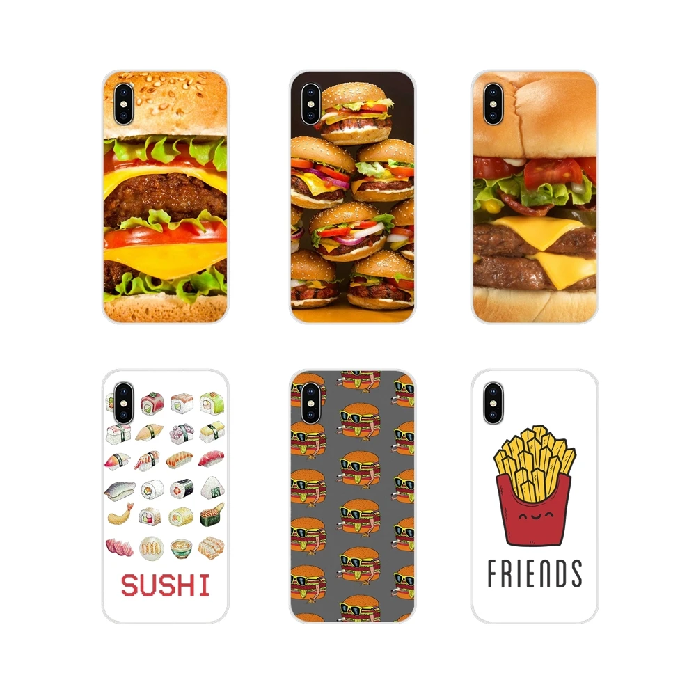 Accessories Phone Cases Japanese Sushi vs Hamburger For Xiaomi Mi4 Mi5 Mi5S Mi6 Mi A1 A2 5X 6X 8 9 Lite SE Pro Max Mix 2 3 2S | Мобильные