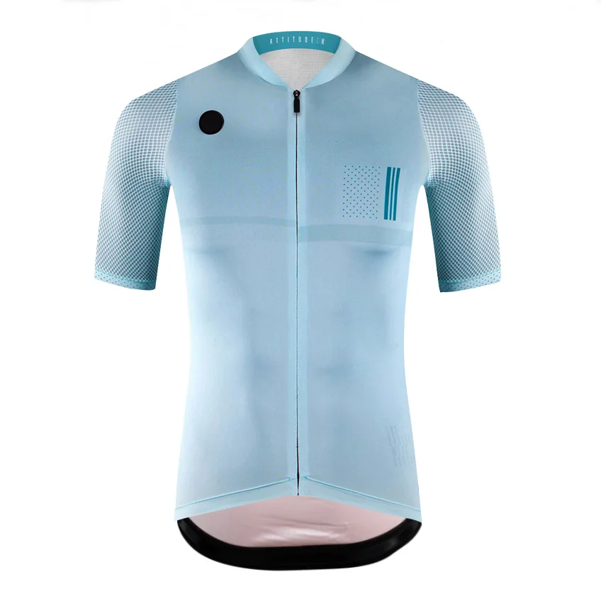 3 different fabric JERSEY ATTITUDE SN Pro Air Cycling Jersey short sleeve Anti-sweat fabric Italy mesh fabric sleeve - Цвет: 6
