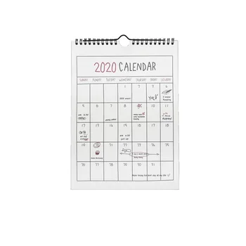 

2020 Daily Schedule Monthly 365 Days Cartoon Wall Calendar Organizer Paper Hand Drawing Academic Annual Planner Desktop Hanging