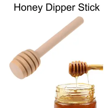 

Mini Bee Honey Dipper Sticks Dip Server Drizzler Honey Jar Dispenser Drizzled Milk Tea Muddler Stirrer Stirring Rod Spoon