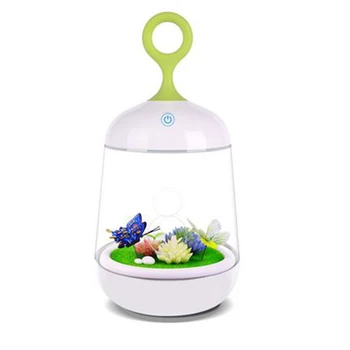 

Novelty DIY Pot Culture LED Night Light Rechargeable Decoration Light