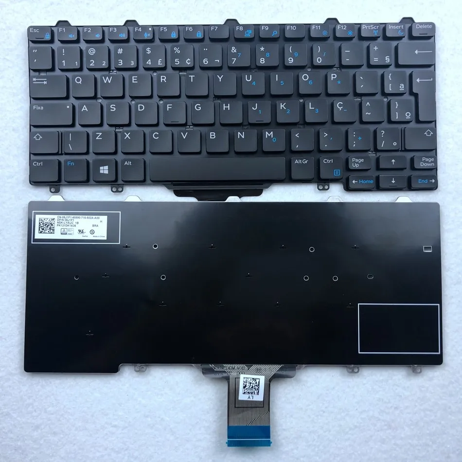 Бразильская Клавиатура для ноутбука Dell Latitude E7250 E7270 E5250 E5270 BR | Компьютеры и офис