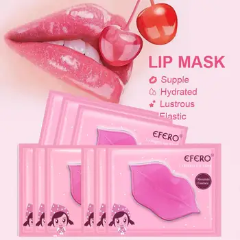 

EFERO 20/10pcs Lip Gel Mask Hydrating Repair Remove Lines Blemishes Lighten Lip Line Collagen Mask Lip Color To Moisturize TSLM2