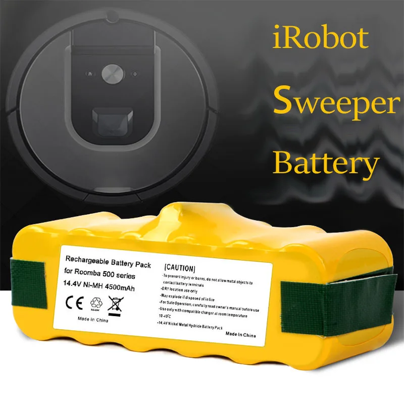 4500 мА/ч, 6000 мА/ч, 14,4 V Батарея для irobot5678 500 600 700 800 900 пылесос Series 600 620 650 700 770 780 800