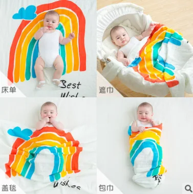 

Muslin TREE Baby Wraparound Cloth Milestone Blanket Photo Shoot Background Newborns Wrapping Blanket