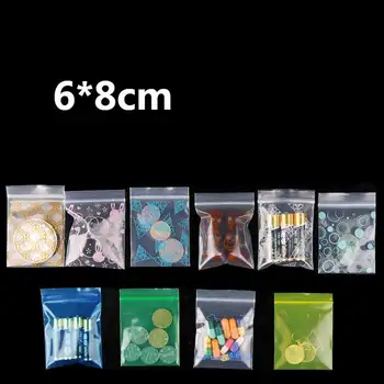 

100PC cut tobacco powder spice accessories packaging bag 3x4cm herb weed powder ziplock bag