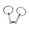 Stainless Steel Loose Ring Snaffle Bit Equestrian Equipment Horse Accessores 10.5cm 3