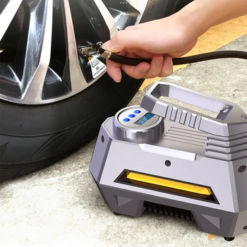 

On board air pump Portable pump Tire air pump Automobile air pump 12V 120W Tire pressure digital display