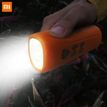 Xiaomi Mijia Youpin Многофункциональный ручной будильник фонарик автоматический радио фонарик зарядное устройство аварийный мобильный Зарядка умный дом