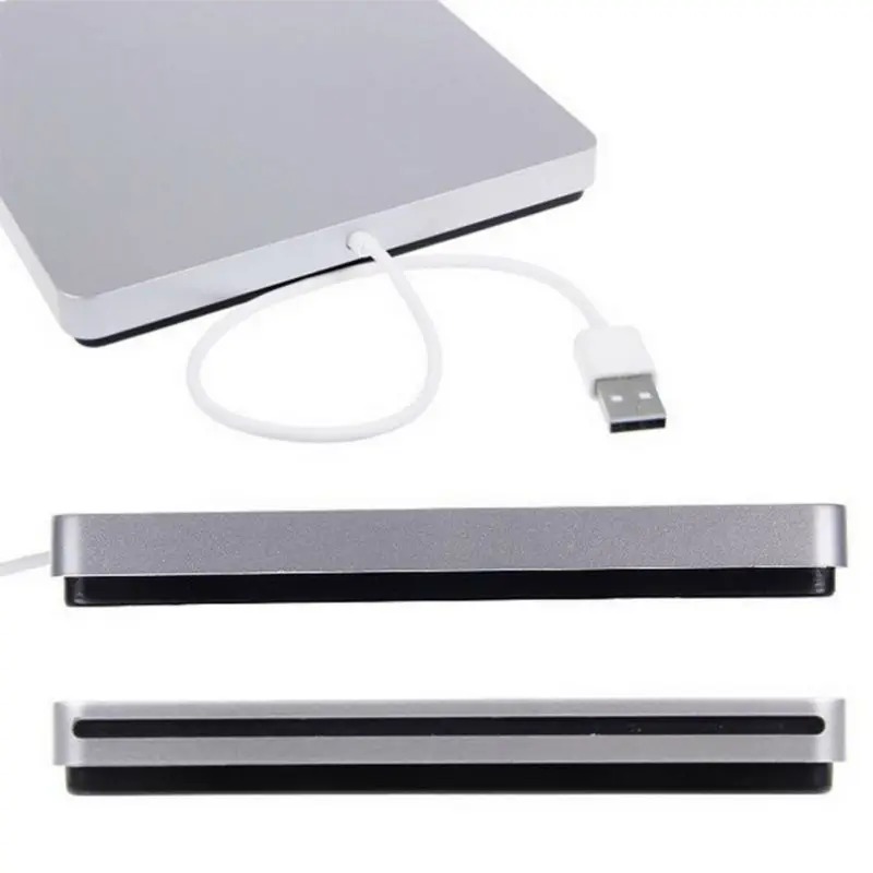 External Drive Universal Plug-and-play USB Powered DVD ROM Driver Write Burner For Apple