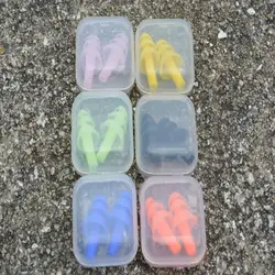 40%HOTPortable Silicone Kids Children Swimming Shower Waterproof Earplugs Ear Plugs