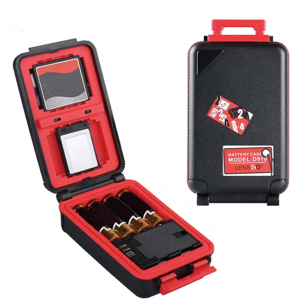 

Camera Waterproof Battery storage box For Canon LP-E6 Sony NP-FZ100 Nikon EN-EL15 Battery Case SD CF Memory card case cl