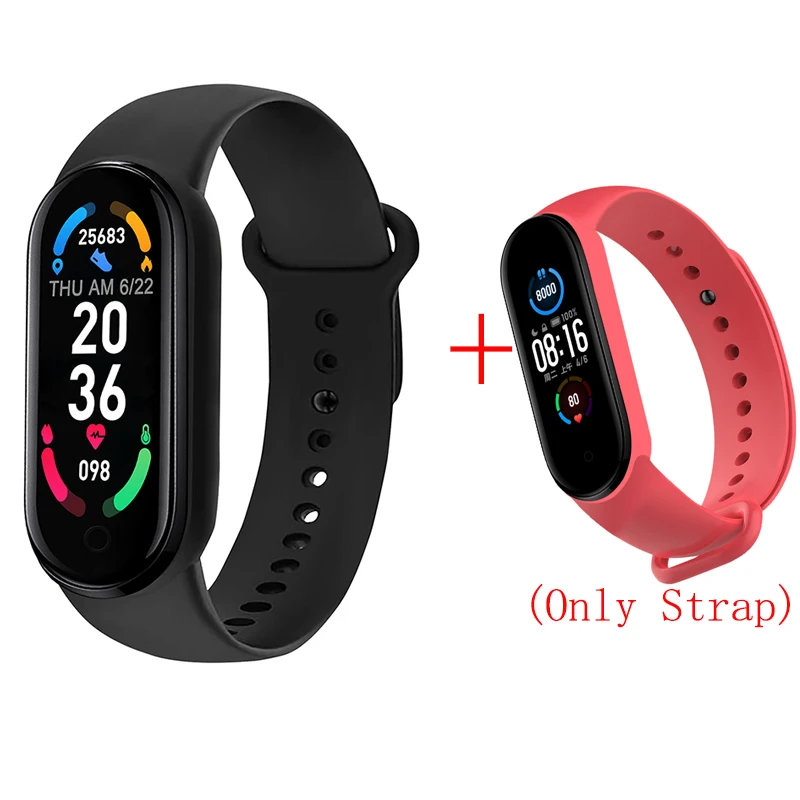 Смарт-Часы M6 браслет APP Fitpro мужские женские Умные Часы для Xiaomi Samsung Iphone |