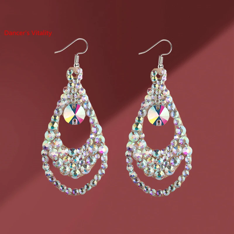 Belly Dance Jewelry Costume Accessory Dancing Earrings Sparkling