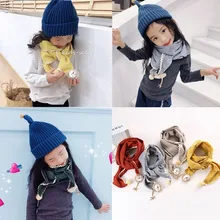 Корейские Детские хлопковые и льняные шарфы на весну-осень-зиму, тонкий детский нагрудник для маленьких мальчиков и девочек