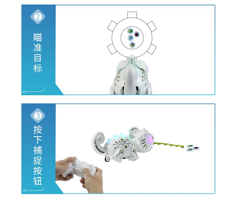 Робот динозавр игрушки Хамелеон питомец голодна ящерица сменный светильник с пультом дистанционного управления электронная модель животные интеллектуальные игрушки-роботы