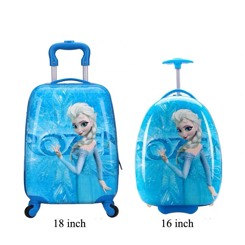 Cartoon Kids Rolling Luggage Trolley Case Children Travel Suitcase on Wheels 16/18 Inch Spinner Carry-Ons Boys Girls Wheeled Bag - Цвет: Kids Suitcase