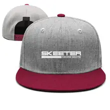 Модная кепка с регулируемым логотипом Skeeter прозрачная красная дизайнерская бейсболка