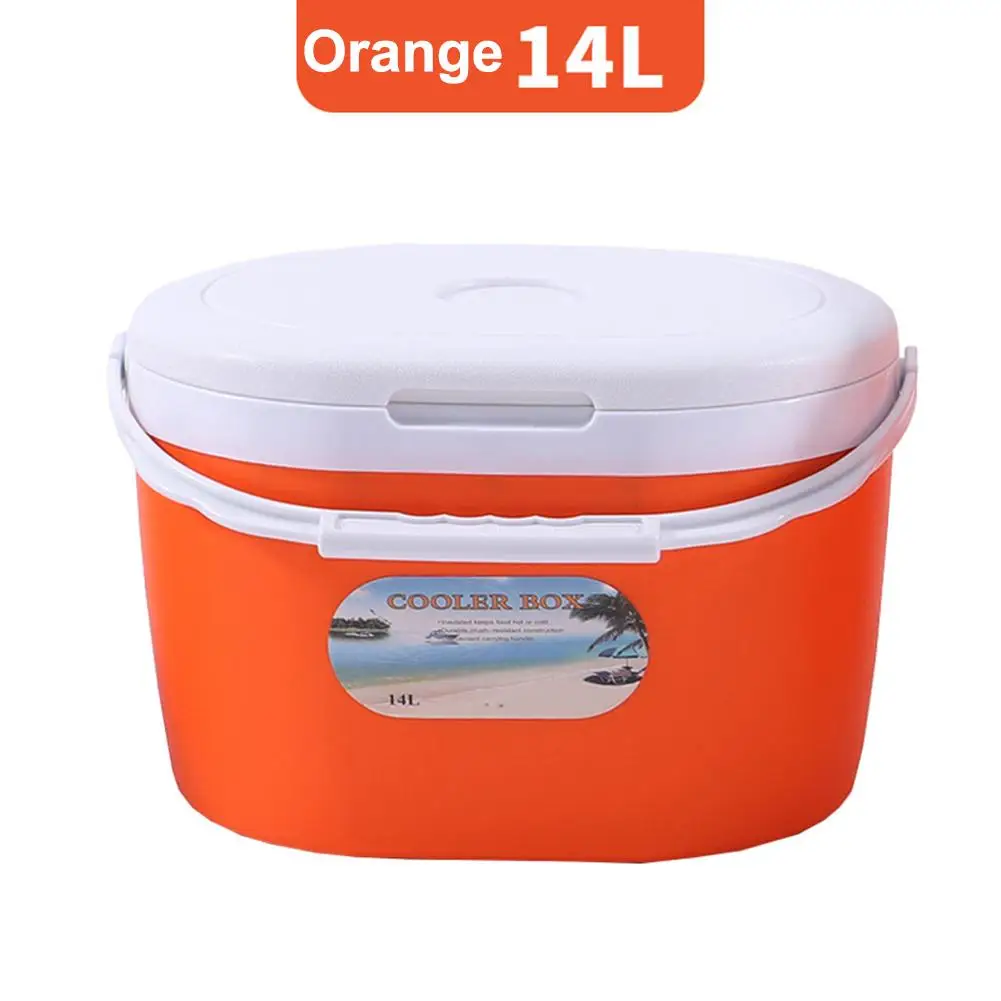 

Outdoor Portable Car Food Storage Holder Cooler Box Picnic Bag Insulation And Cooling Dual-use Box For Camping Travel Party 14L