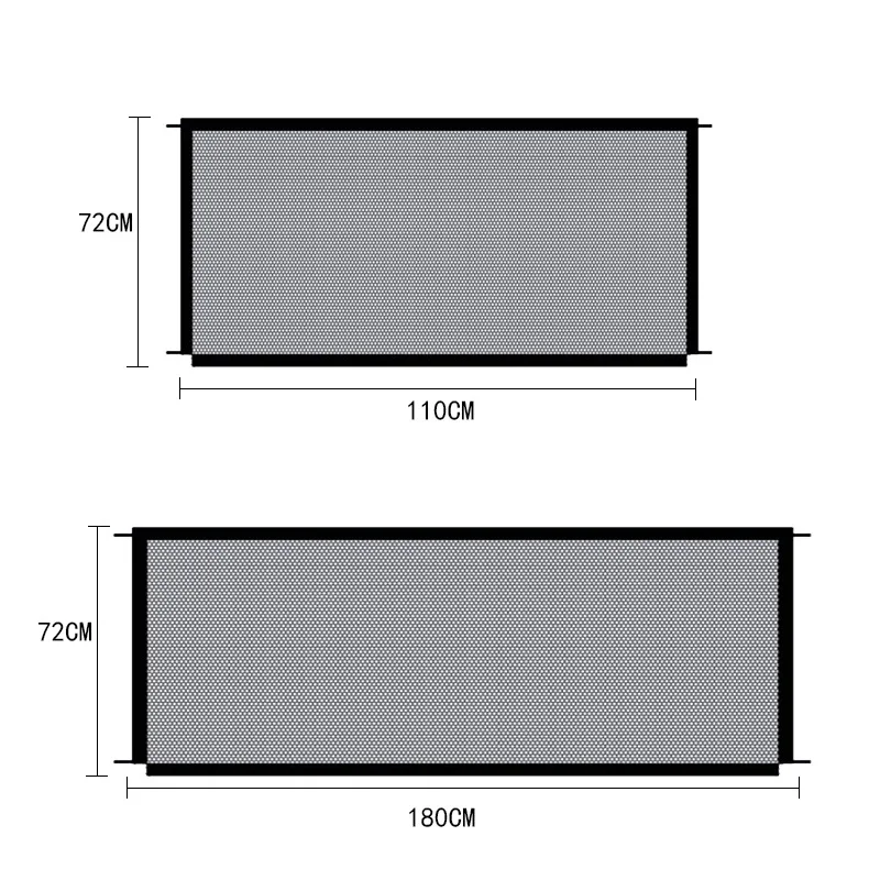 Folding Baby Barrier Safety Fence Portable Baby Gate Safe Guard Children Isolation Net Kid Safe Guard Protect for Pets