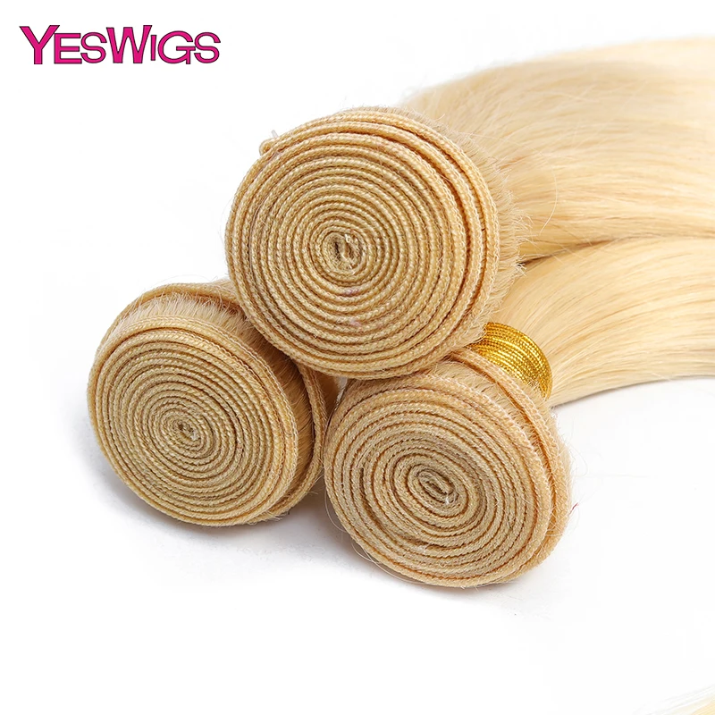 Yeswigs Malaysian Straight Hair Bundles Remy Human Hair Weave 134 Bundles Deal 613 Color Hair Extensions Free Shipping (4)