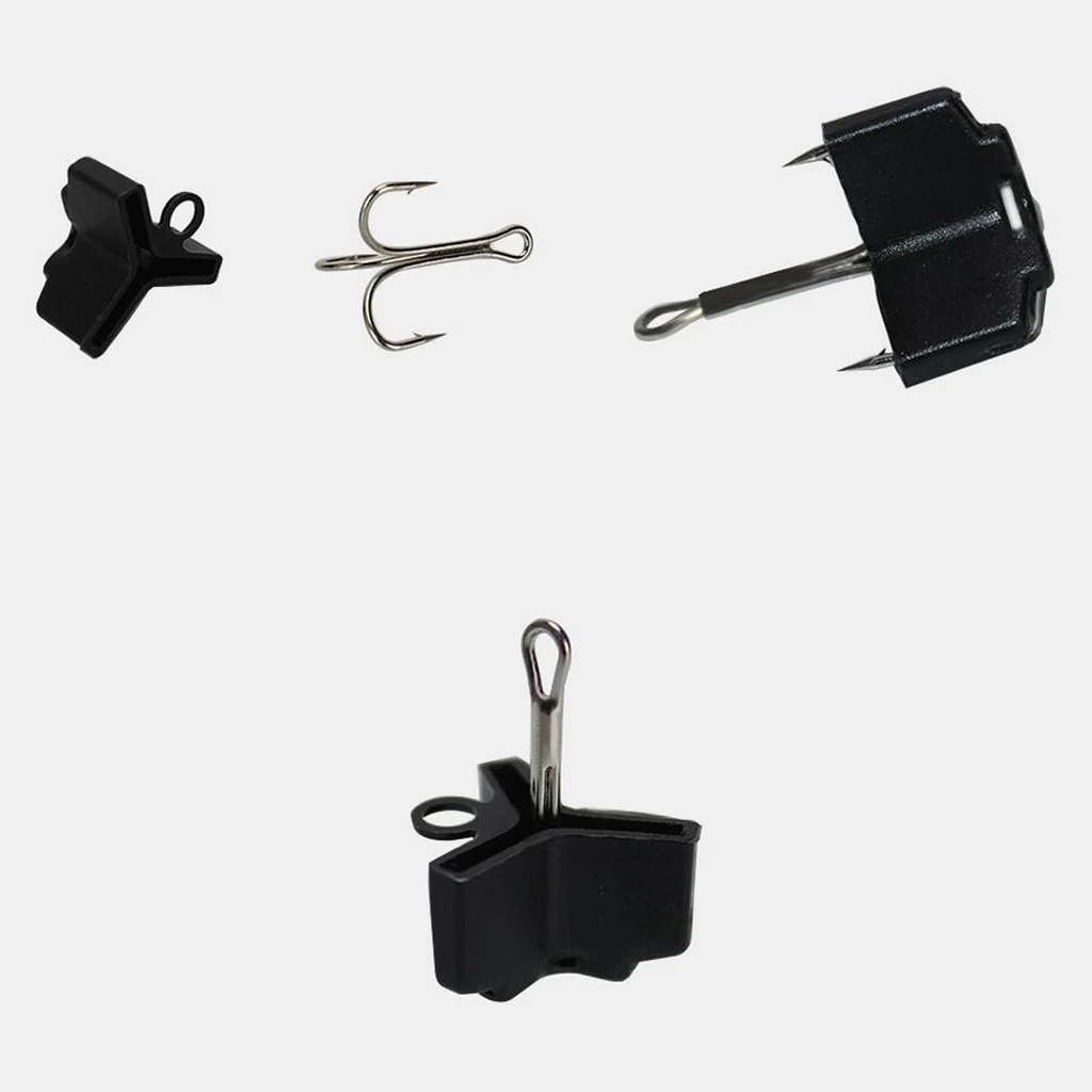 100pcs Treble Hook Covers Fishing Hook Protectors Safety Holder Bonnets 5 Sizes for Choose Fishing Accessories