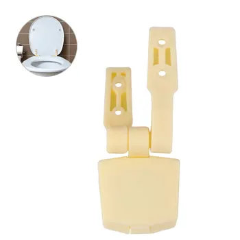 

5 Set Toilet Seat Hinge Replacement with Bolts Screw and Nuts Fixing Fitting Kit Toilet Seat Accessories Repair Tools (Beige)