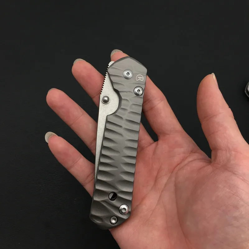 

Outdoor Small Folding Knife Steel Handle 5Cr13MoV Blade Pocket Tactical Camping Hunting Folding Knives Survival EDC Tool