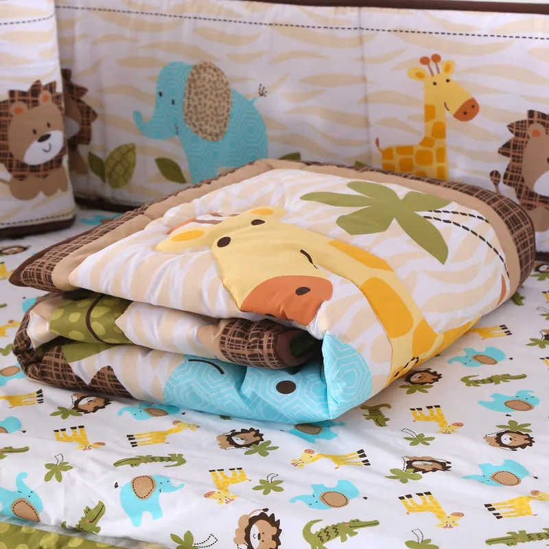 7 шт. детская коляска с вышивкой принтом|baby crib bedding set|crib setbedding set |