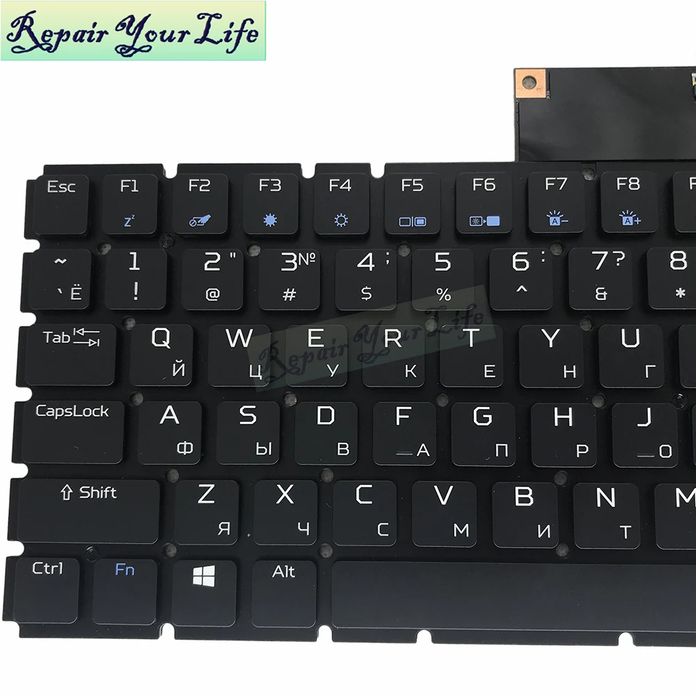 Teclado Retroiluminado de Substituição para Acer Predator Triton 900 Pt91771 ru Teclado Russo Retroiluminação Ms3p-p71brl - Imagem 3
