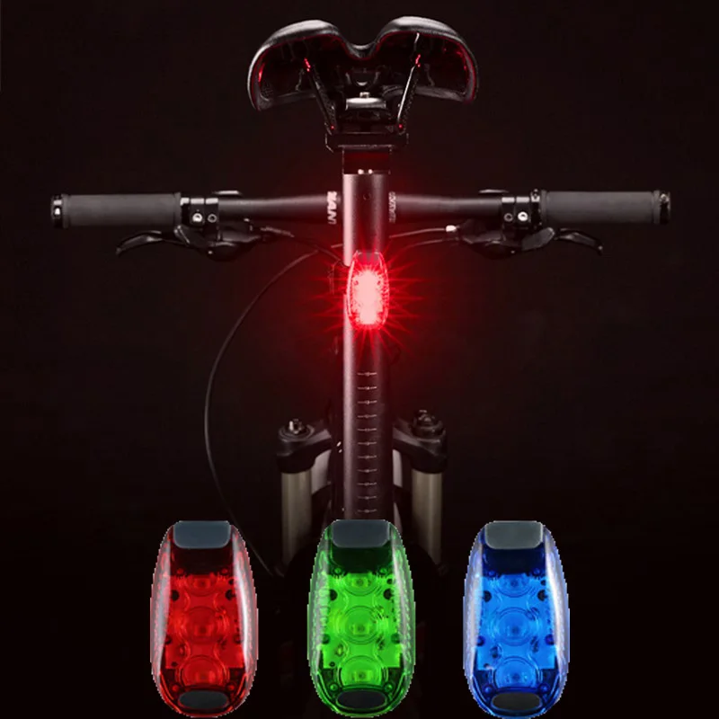 3 LED Light Clip on for Running Bike Rear Lamp Cycling Jogging Safety Warning AU