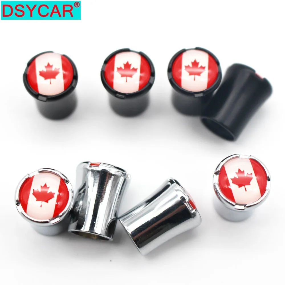 

DSYCAR 4Pcs/Set Car Styling Zinc Alloy Car Tire Valve Caps Wheel Tires Tire Stem Air Cap Airtight Covers