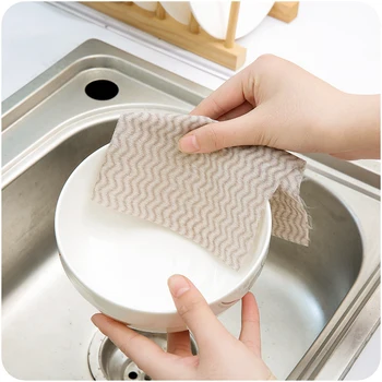 

Cleaning Towel Microfiber Cloth Household Kitchen Disposable Dishwasher Cloth Portable Absorbent Cleaning Towel Cloth