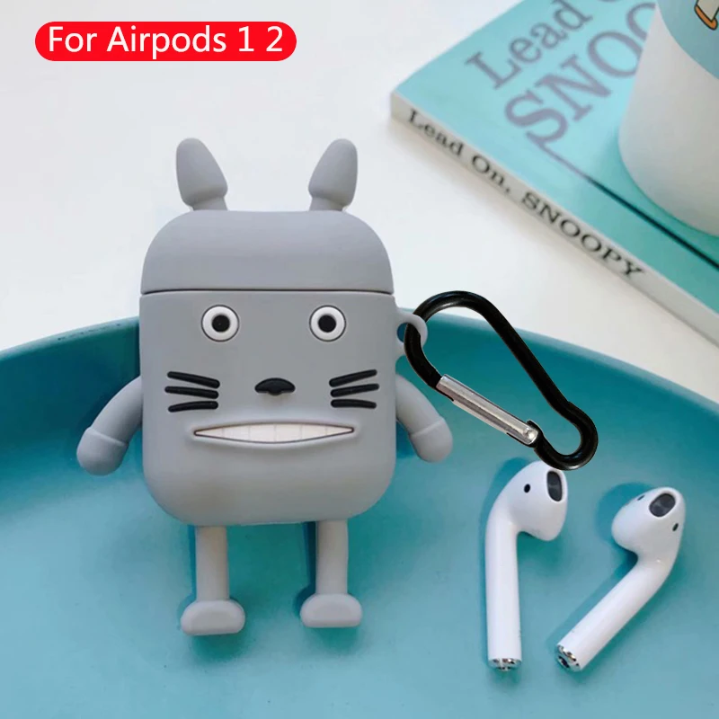 279 Мультяшный наушник коробка для Apple Airpods чехол силиконовые милые аксессуары для Airpods 2 Беспроводная bluetooth-гарнитура защитный чехол - Цвет: 279
