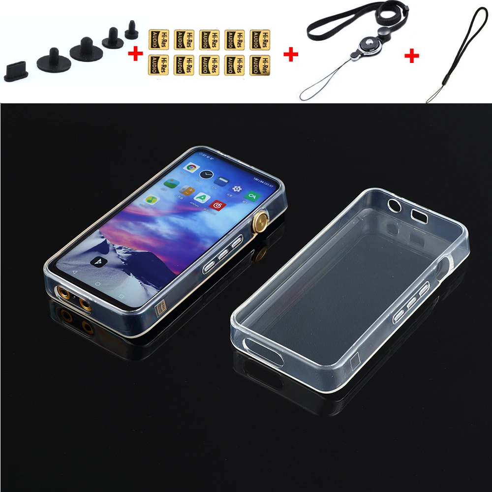 Soft Crystal Transparent TPU Protective Shell Skin Case Cover for iBasso DX320 DX300 Music Player